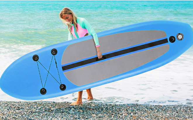 Arlopu 10 Foot Inflatable Stand up Paddle Board