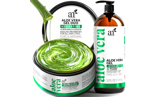 Artnaturals Aloe Vera Gel 2 Piece Set