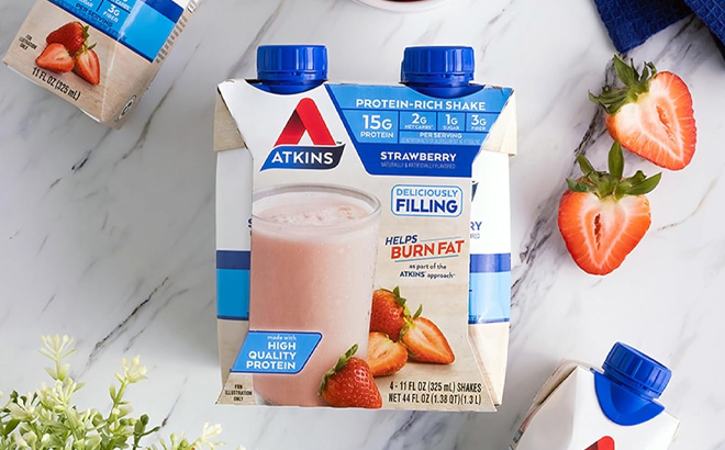 Atkins Strawberry Protein Shake