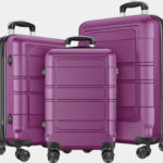 Axidou 3 Piece Luggage Set with Spinner Wheels