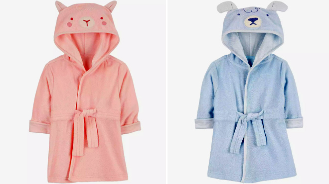 Baby Carters Animal Hooded Terry Robes