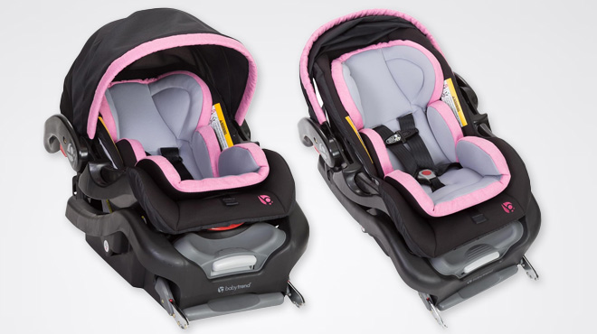 Baby Trend Secure Snap Gear 35 Infant Car Seat in Pink Sorbet