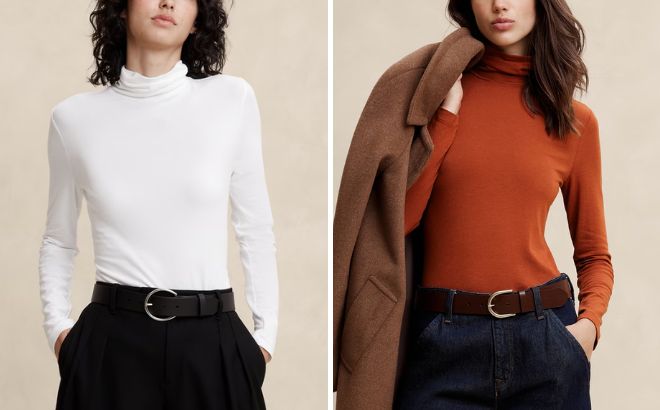 Banana Republic Factory Timeless Turtleneck Top