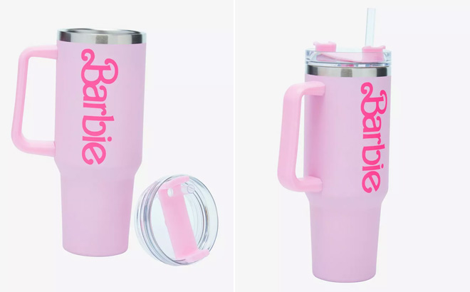 Barbie Pink Stainless Steel Cup