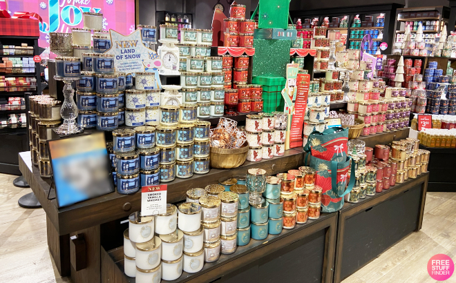 Bath Body Works Holiday Candles Overview