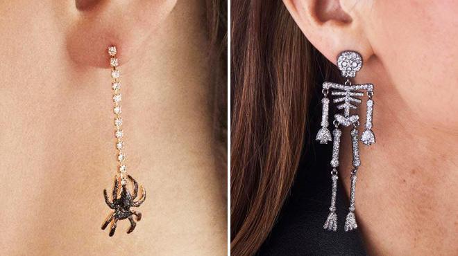 Baublebar Spider Linear Drop Earrings