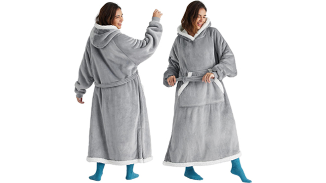 Bedsure Wearable Blanket Hoodie