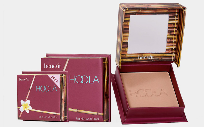 Benefit Cosmetics Get HOOLAd Bronzer with Trav el Size Set