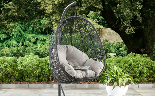 Better Homes Gardens Outdoor Lantis Patio Wicker Hanging Egg Chair