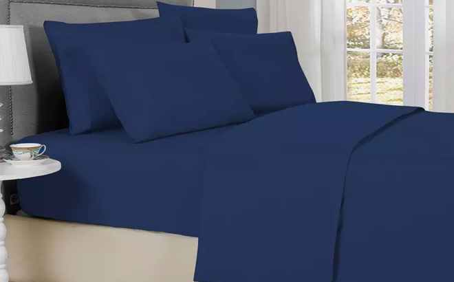 Bibb Home 6 Piece Bamboo Sheet Set