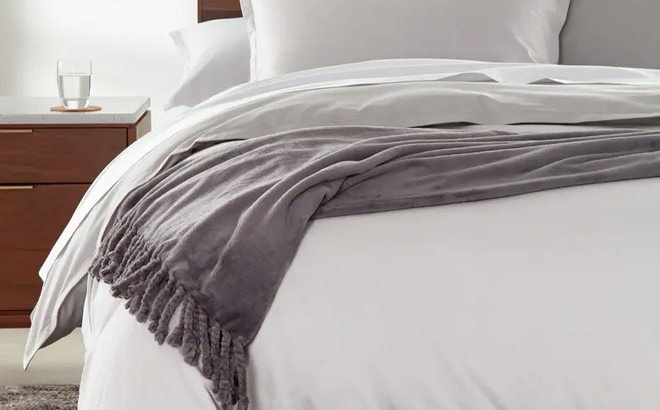 Bliss Throw Blanket in Gray at Nordstrom