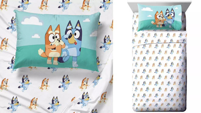 Bluey Bingo Toddler Sheet Set 1