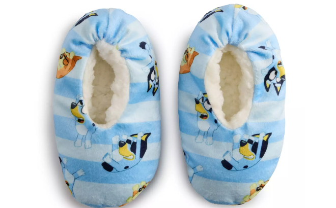 Bluey Play Time Snuggle Toe Toddler Slippers