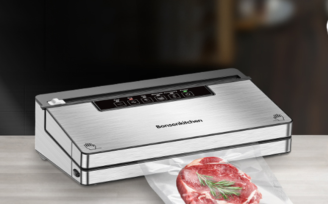 Bonsenkitchen Vacuum Sealer Machine on a Table