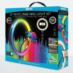 Bower 12 inch LED RGB Ring Light Studio Kit