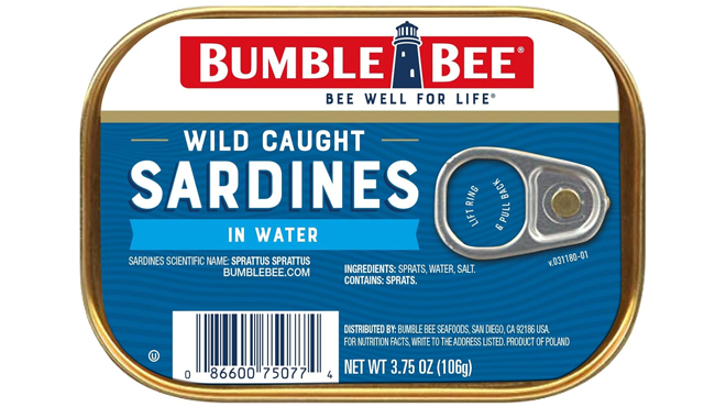 Bumble Bee Sardines in Water