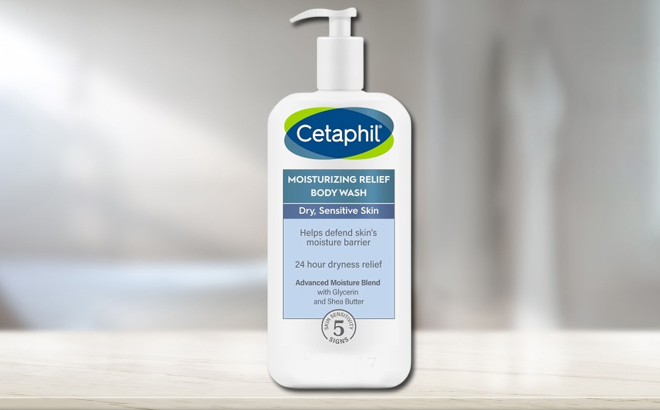 CETAPHIL NEW Moisturizing Relief Body Wash for Sensitive Skin