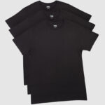 CSG 3 Pack Mens T Shirt Black