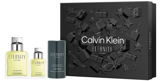 Calvin Klein Eternity Eau de Toilette Festive Mens 3 Piece Gift Set