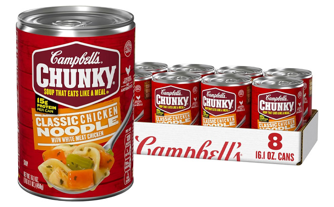 Campbells Chunky Classic Chicken Noodle Soup 8 Pack