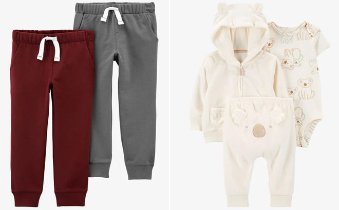 Carters Baby Basic 2 Pack Jogger Pants