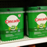 Cascade Dishwasher Detergent on the Shelf