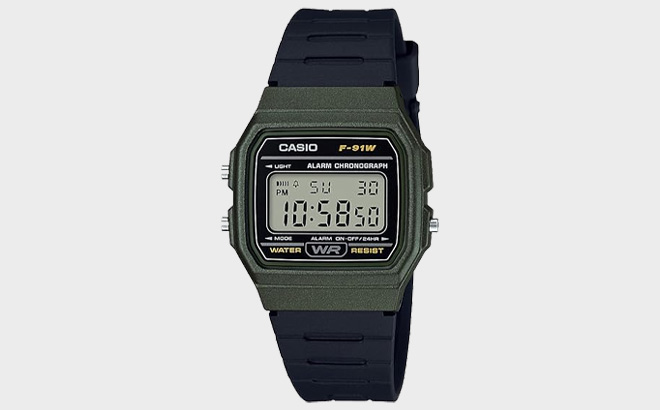 Casio Mens Vintage Quartz Plastic and Resin Casual Watch