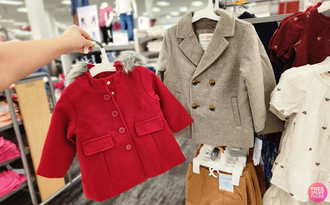 Cat & Jack Peacoats at Target