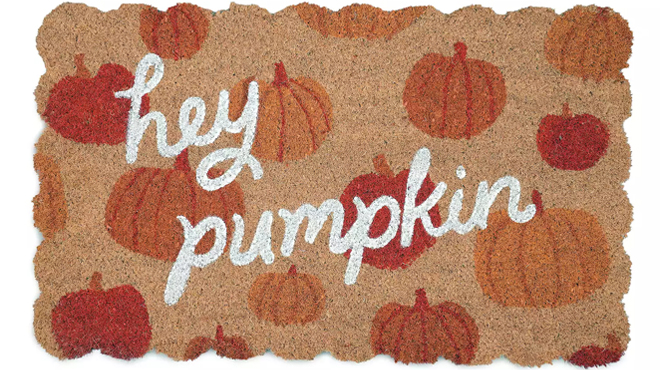 Celebrate Together Fall Coir Hey Pumpkin Doormat