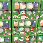 Christmas Ornament Squishmallows 8 Packs on a Shelf