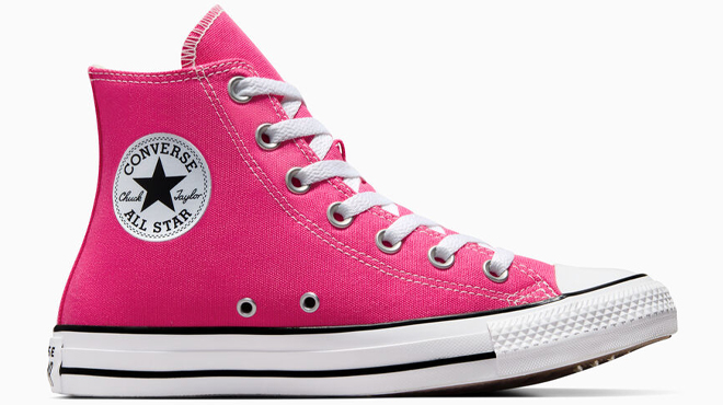 Chuck Taylor All Star Canvas High Top Shoes in Fuchsia Color