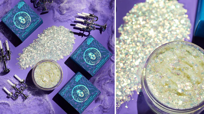 ColourPop Haunted Mansion Glow In The Dark Body Glitter Gel Madame Leota