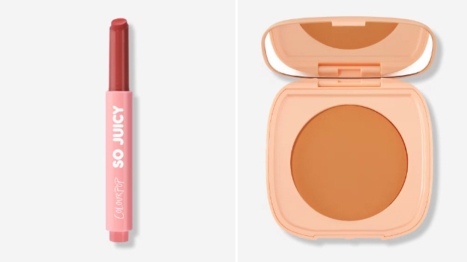 ColourPop So Juicy Plumping Gloss Balm and Pretty Fresh Pressed Face Powder