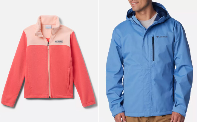 Columbia Girls Castle Dale Full Zip Fleece Jacket and Mens Jacket