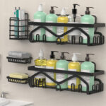 Coraje Shower Caddy 5 Pack on the Wall