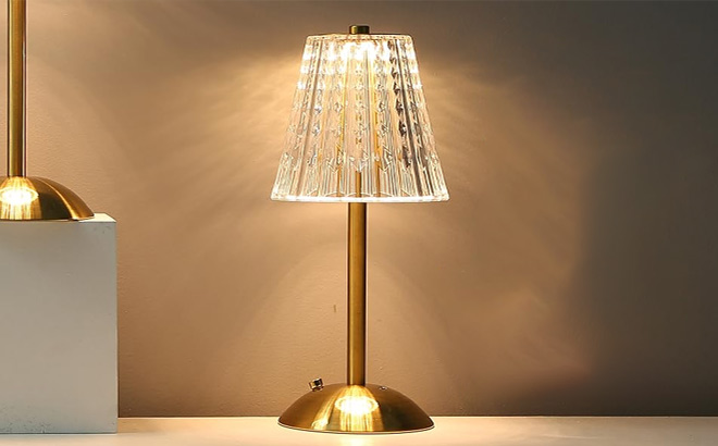 Cordless Table Lamp on the Table