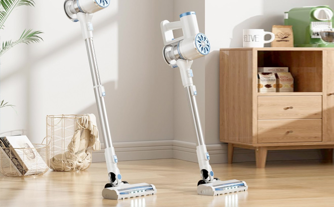 Cordless Vacuum Cleaner Self Standing with 25Kpa Powerful Suction