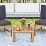 Costway 3 in 1 Patio Set