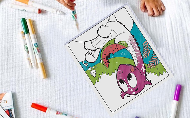 Crayola Color Wonder Dinosaur Coloring Book