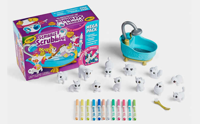 Crayola Scribble Scrubbie Pets Mega Set 2 0 Art Toy Creative Gift for Kids