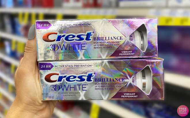 Crest 3D White Brilliance Toothpastes