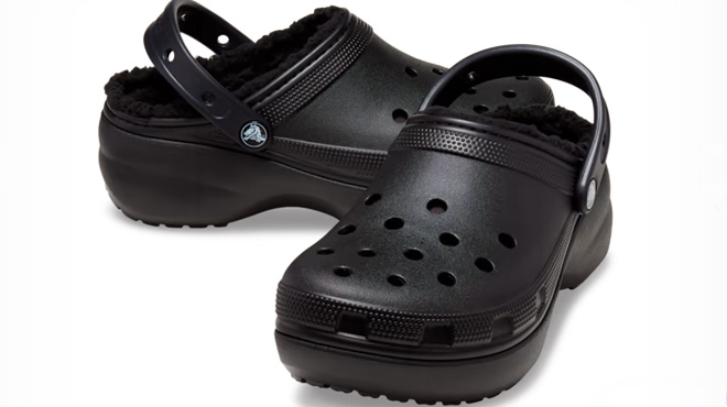 Crocs Classic Platform Lined Clogs