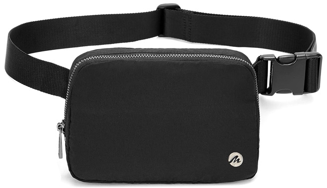 Crossbody Waist Belt Bag in Black Color