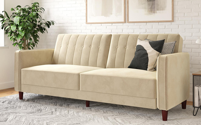 DHP Pin Tufted Transitional Futon