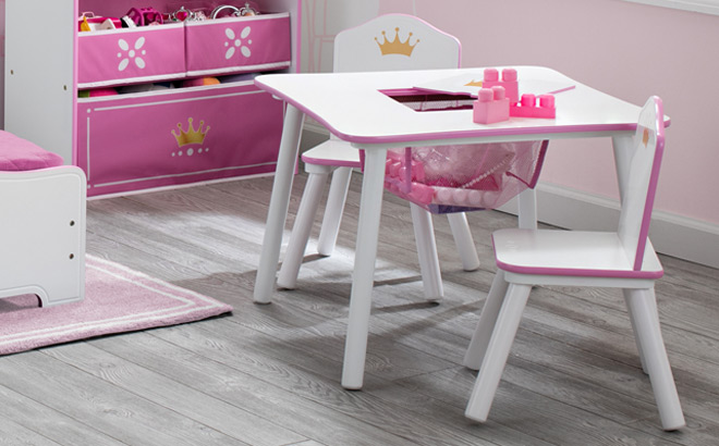 Delta Kids Princess Crown Table Chair Set