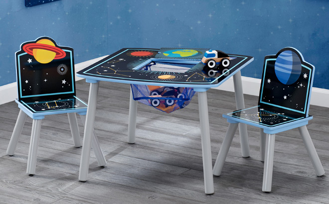 Delta Kids Space Adventures Wood Table Chair Set