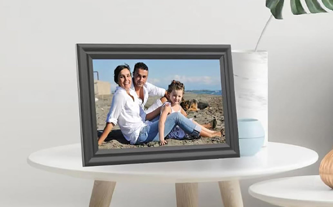 Digital Picture Frame on a Table