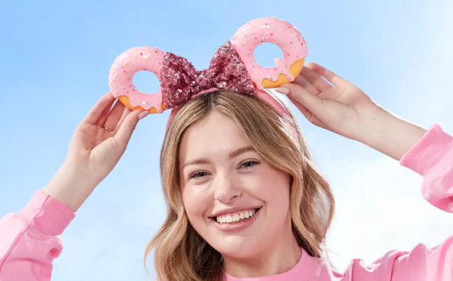 Disney Eats Minnie Mouse Donut Ear Headband