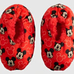 Disney Mickey Mouse Classic Snuggle Toe Toddler Slippers