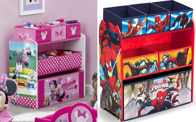 Disney Minnie Mouse 6 Bin Design and Store